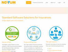 Tablet Screenshot of novum-online.com